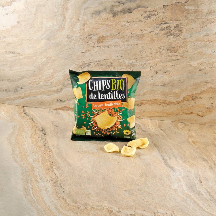 Les Chips de lentilles BIO