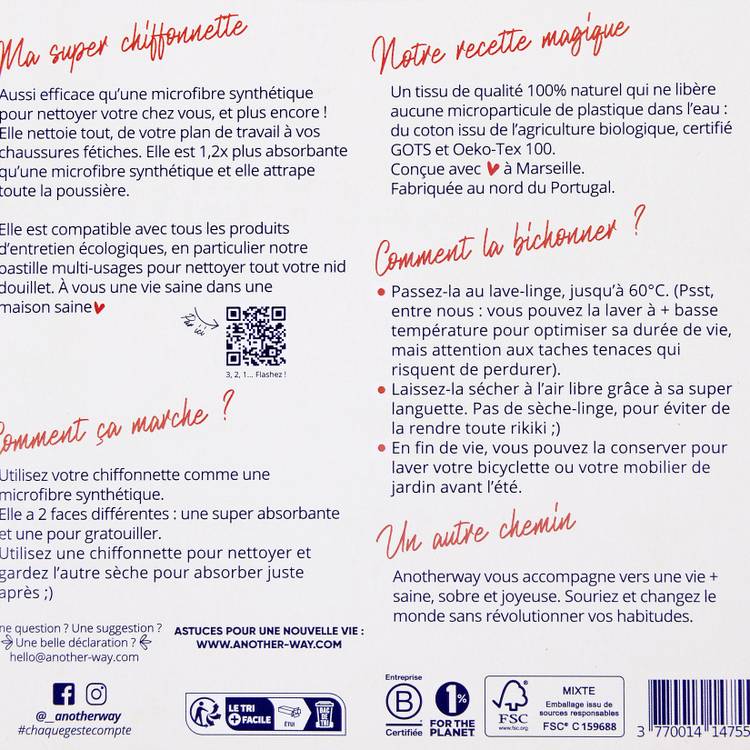 Les Chiffonnettes réutilisables - 2