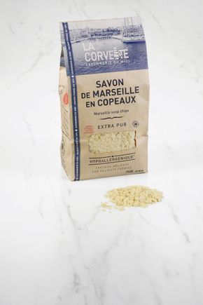 Le Sachet de savon de Marseille en copeaux extra pur