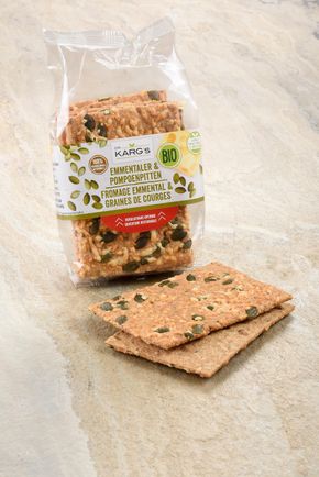 Les Crackers fromage et graines BIO