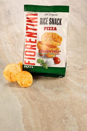 Les Snacks de riz sans gluten saveur pizza